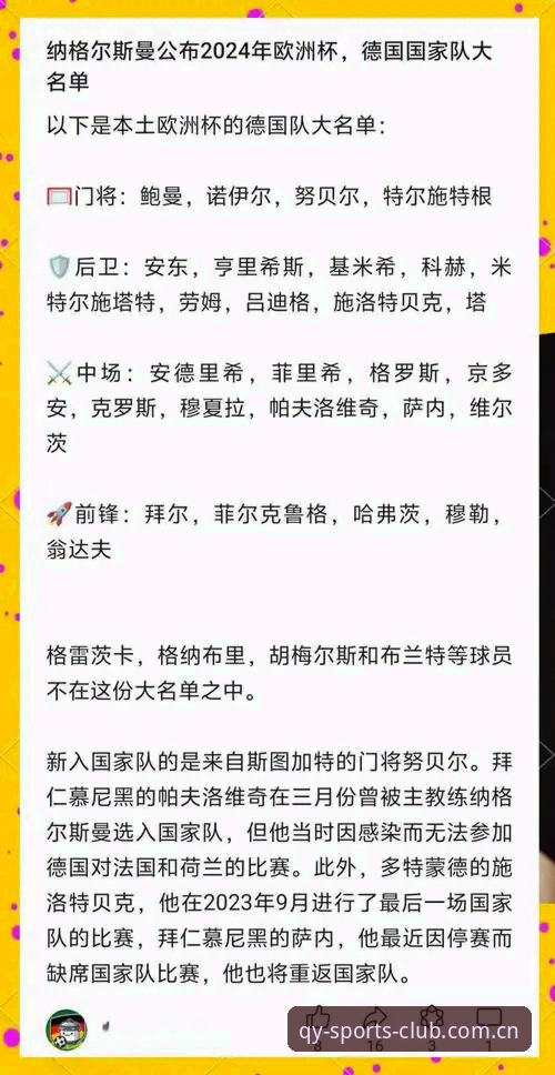 资深用户分享：从德国队大名单看球友会体育在线注册用户的观赛心得